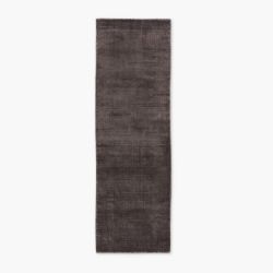Charcoal Solid Performance Nylon Runner Rug 2.5'X8'