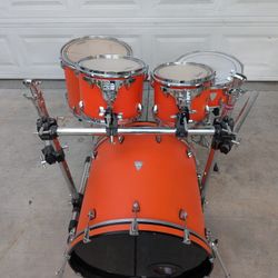 OCDP Venice Series Orange Drum Set 5 Piece 