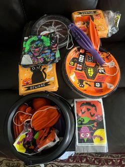 Halloween party stuff