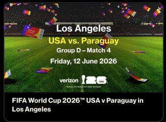 FIFA World Cup: USA vs Paraguay match 4 (2) tickets