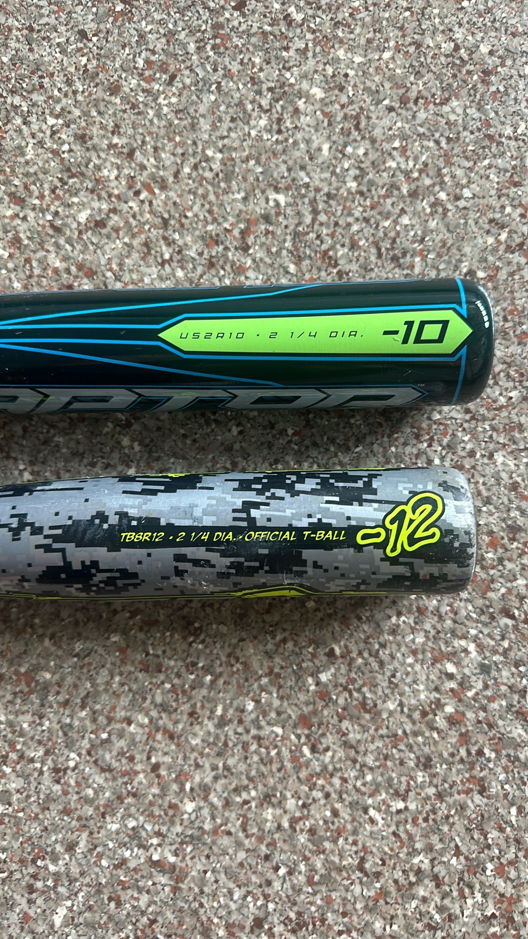 Rawlings Raptor Baseball Bats
