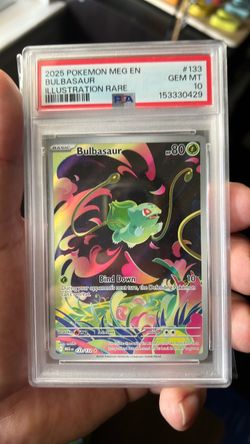 PSA 10 Bulbasaur Illustration Rare 133/132 MEG EN 2025