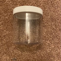 Clear Jar With Lid - 8 oz