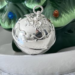 Reed & Barton 2003 Holly Bell Ornament (Silverplate)