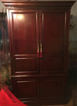 Thomasville mahogany armoire