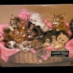 Vintage Sealed Kitten Caboodle Puzzle 