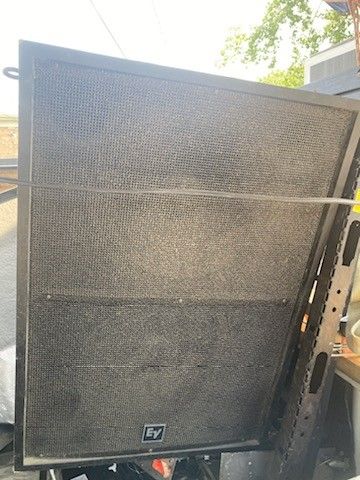 Electro Voice Professional Theater Speakers With XEQ 504A Crossover Equalizer
