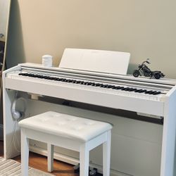 Casio Privia PX-870 – 88-Key Weighted Console Digital Piano | Tri-Sensor II Scaled Hammer Action Keys| Elegant Design | Powerful 40W 4-Speaker Sound, 