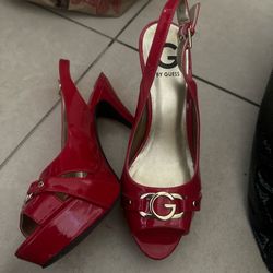 Guess Red Heels 
