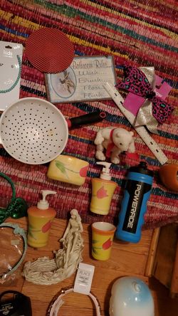Miscellaneous items new to hardly used