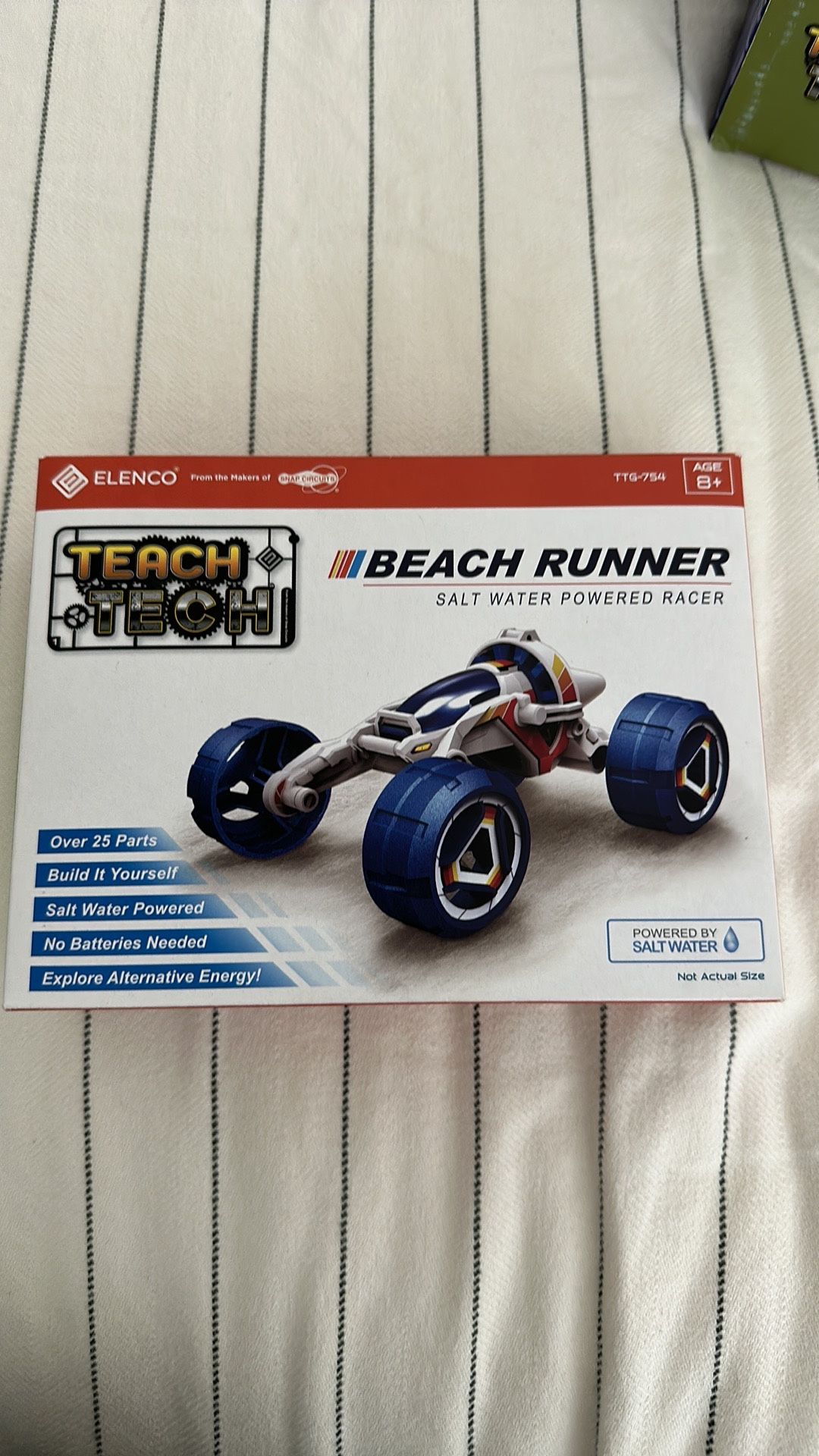 Beach Runner Race Car Beach Toy Green Clean Energy Salt Water