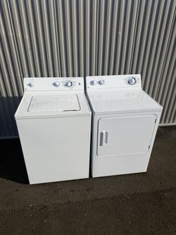 GE Washer And Electric Dryer