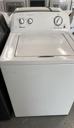 Amana Top Load Washer – HE, Deep Water, White