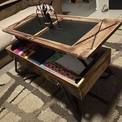 Custom made living room table