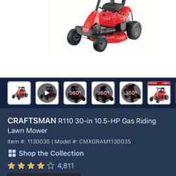 Craftsman Riding Mower
