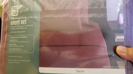New twin sheets
