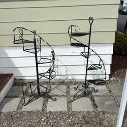 Wrought Iron Spiral Display Stands -- $50 each, OBO