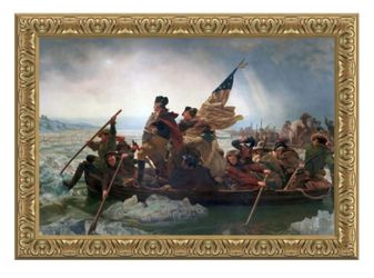 Framed canvas print.