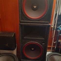 2 Cerwin Vega 15 Inch 3 Way Speakers