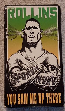 Henry Rollins VHS You saw me up There Punk Rock Heavy Metal