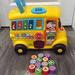 CoComelon Ultimate Adventure Learning Bus, Preschool Learning and Education, 15 pieces, Sounds and Music