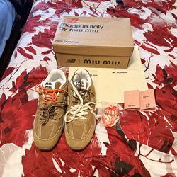 New Balance X Miu Miu 530 SL suede sneakers