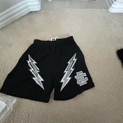 New Eric Emanuel  EE  “BLACK” Bolt Shorts Fast Shipping 🚚💨 (Size M) 1:1✅