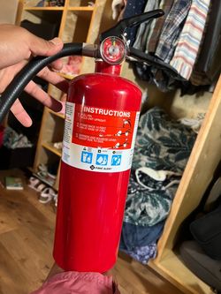 First Alert Red Fire Extinguisher