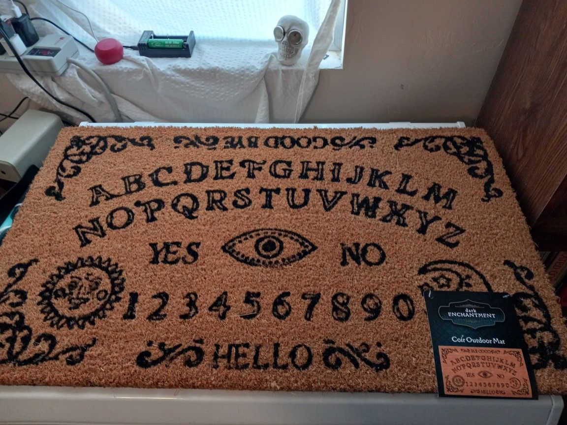 Halloween Ouija Board Coir Rug Brand New