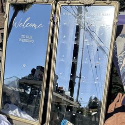 Metal Frame Event Mirrors 