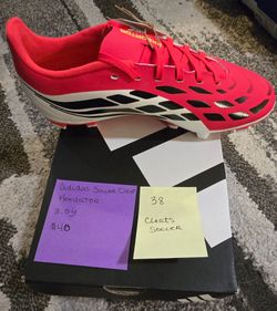 Adidas Predator Soccer Cleats Size 3.5Y