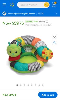 Baby tummy time & Seat Support Toy
