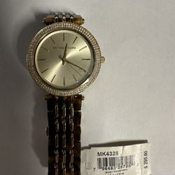 Michael Kors Darci Gold Dial Watch New Inbox Needs Battery