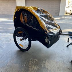 Burley bee Bike Trailer for 2 toddlers (2 Seats) 