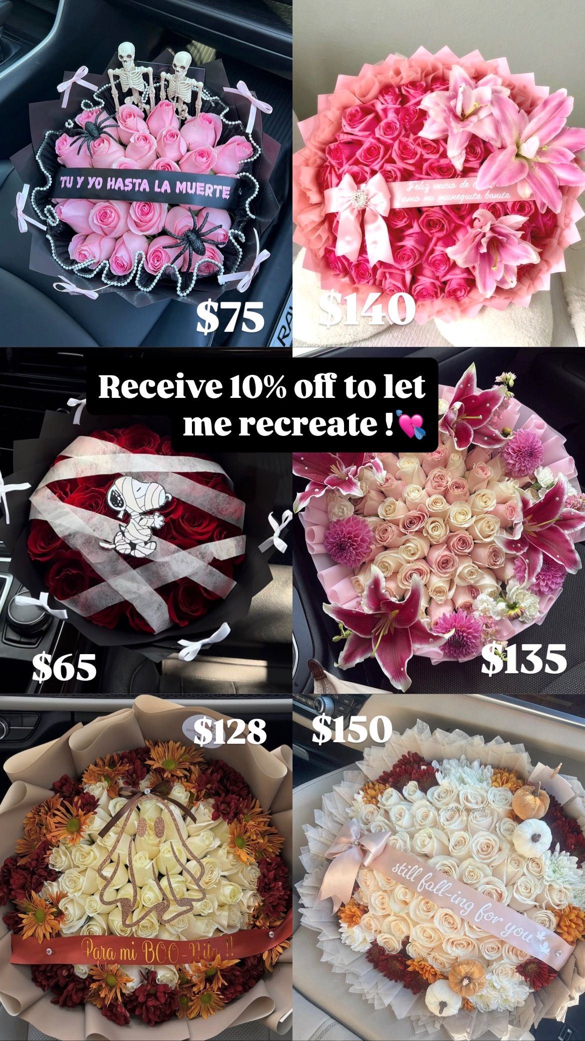 Discount Bouquets !