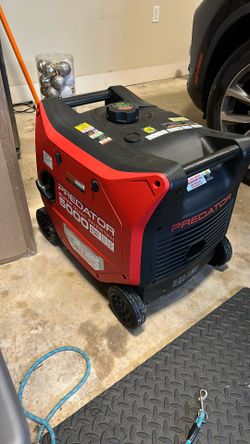 PREDATOR 5000 GENERATOR SUPER QUIET. $800