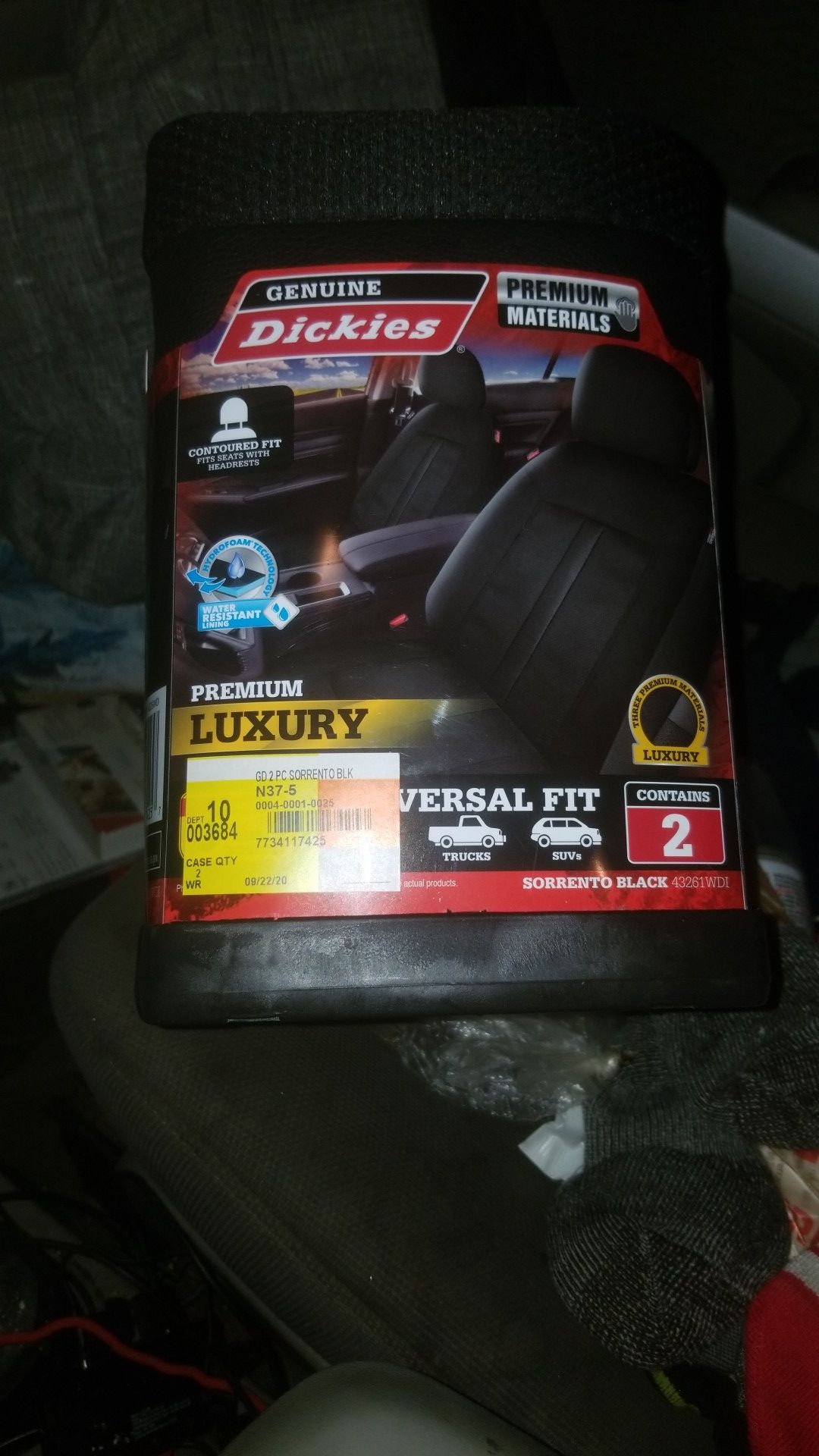 Dickies seat covers