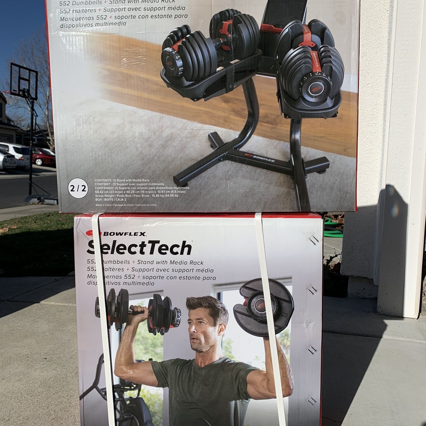 Bowflex SelectTech 552 Dumbbells With Stand for Sale in Hayward CA OfferUp