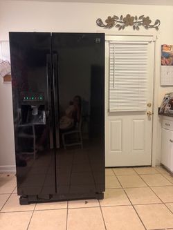 Black 2 Door refrigerator