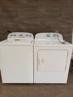Whirlpool washer and dryer laundry