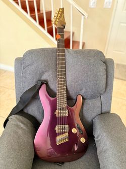 Ibanez Electric Guitar Purple Metallic Finish