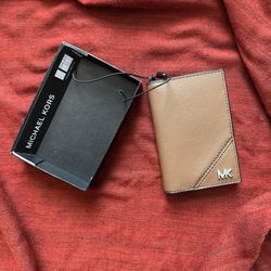 Michael Kors Men’s Brown Jet Set Slim Billfold Wallet With Original Gift Box