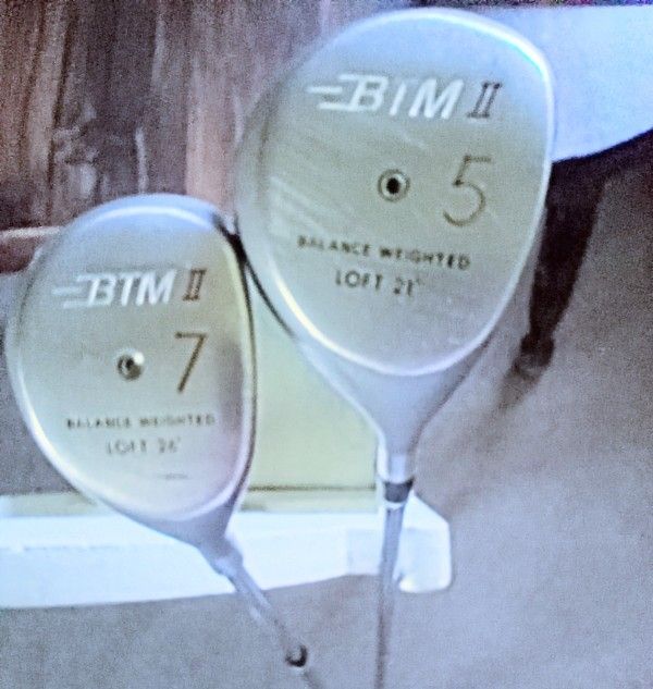 Pair BTM II #5 and #7 Driver/Woods