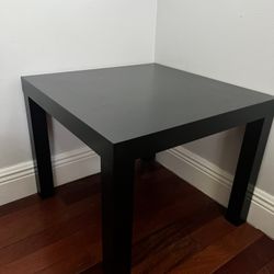 Small Black End Table