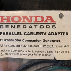 Honda Generator Parallel Connection Cables/ RV Adapter For The 