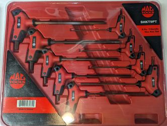 Mac T-Handle Hex Key Sets (Metric & SAE)