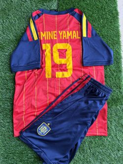 Lamine Yamal Spain Jersey Kids Set