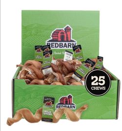 Redbarn Bully Spring Dog Chews 25-Pack