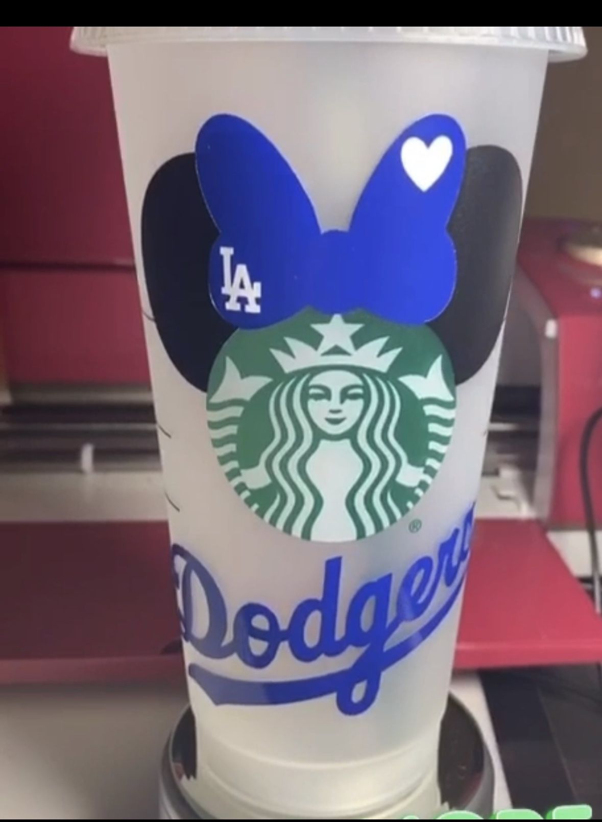 Dodgers Starbucks cup