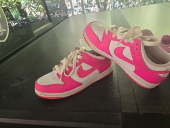 Nike Dunk Low Pink and White Sneakers